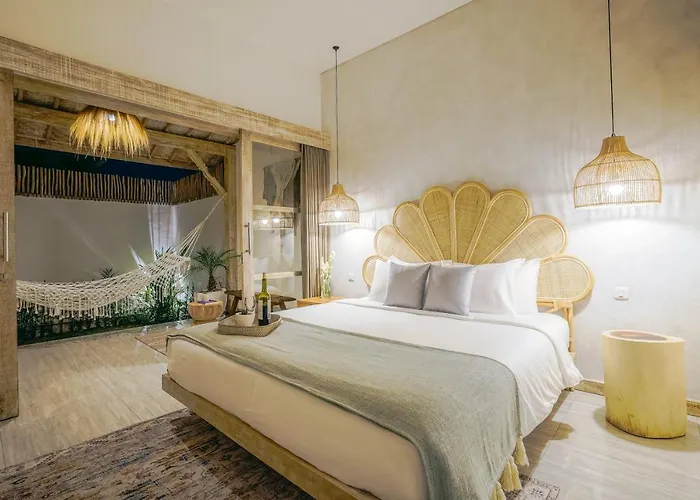 Aarka - Chic Balinese Bohemian Retreat In 别墅 *