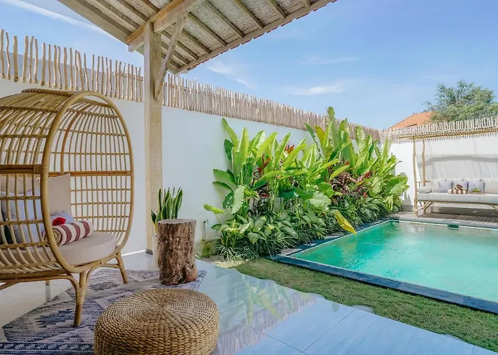 别墅 Aarka - Chic Balinese Bohemian Retreat In